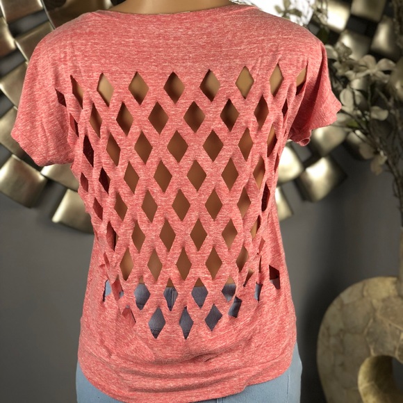 Diamond Back Cutout T-Shirt 💎 - Picture 5 of 6